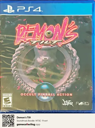 Demon's Tilt PlayStation 4, NTSC box front