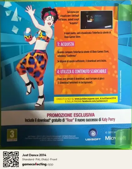 Just Dance 2014 Xbox One, Italy box front