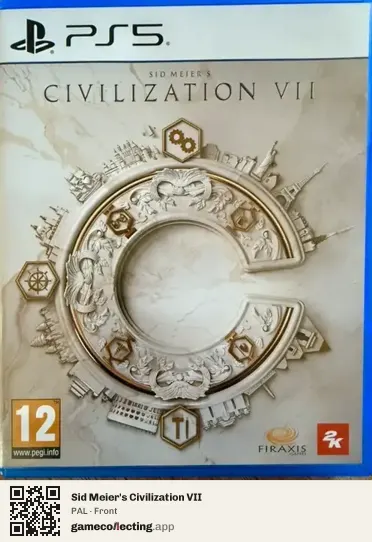 Sid Meier's Civilization VII PlayStation 5, PAL box front