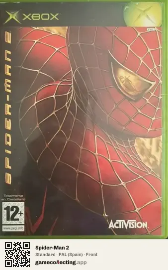 Spider-Man 2 Xbox, Spain box front