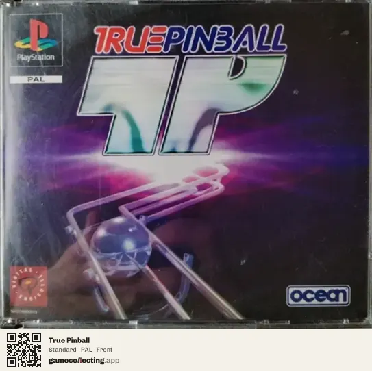 True Pinball PlayStation, PAL box front