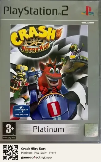 Crash Nitro Kart PlayStation 2, Italy box front