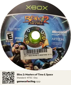 Blinx 2: Masters of Time & Space Xbox, NTSC disc