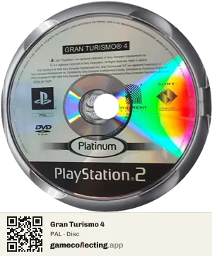 Gran Turismo 4 PlayStation 2, PAL disc