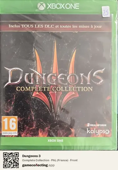 Dungeons 3 Xbox One, France box front