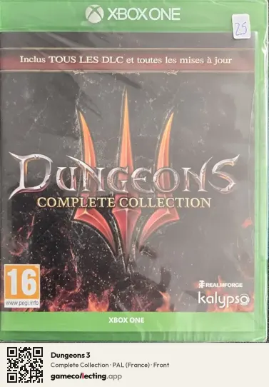 Dungeons 3 Xbox One, France box front