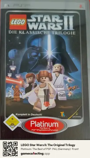 LEGO Star Wars II: The Original Trilogy PlayStation Portable, Germany box front