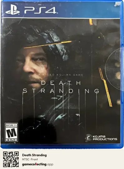 Death Stranding PlayStation 4, NTSC box front