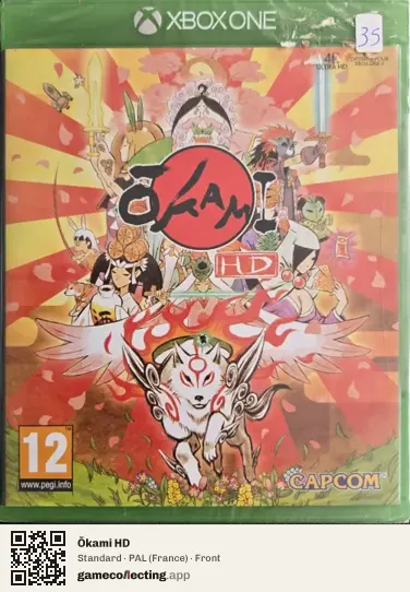 Ōkami HD Xbox One, France box front