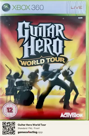 Guitar Hero World Tour Xbox 360, PAL box front