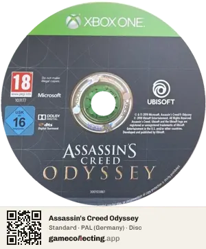 Assassin's Creed Odyssey Xbox One, PAL disc