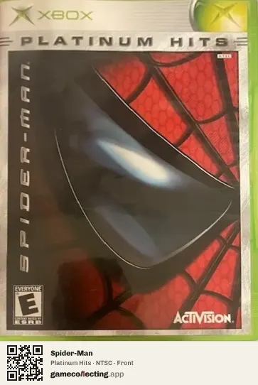 Spider-Man Xbox, NTSC box front