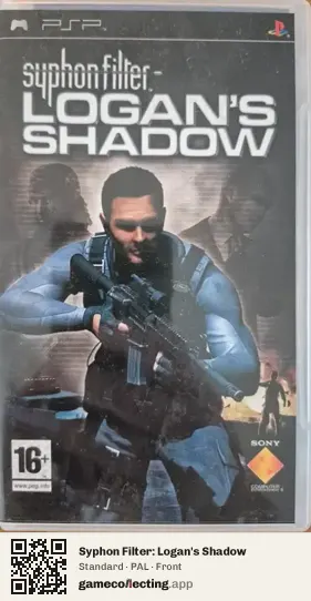 Syphon Filter: Logan's Shadow PlayStation Portable, PAL box front