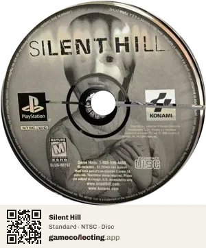 Silent Hill PlayStation, NTSC disc