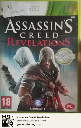 Assassin's Creed: Revelations Xbox 360, Poland box front