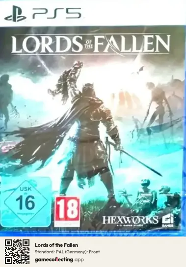 Lords of the Fallen PlayStation 5, Germany box front