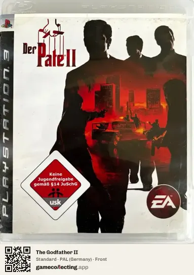 The Godfather II PlayStation 3, Germany box front
