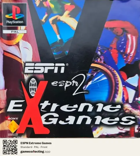 ESPN Extreme Games PlayStation, PAL box front