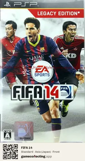 FIFA 14 PlayStation Portable, Asia box front