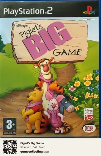 Piglet's Big Game PlayStation 2, PAL box front