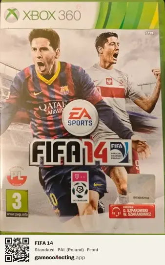 FIFA 14 Xbox 360, Poland box front