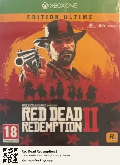 Red Dead Redemption 2 Xbox One, France box front