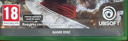 Assassin's Creed Black Flag Resynced, the USK square on its front