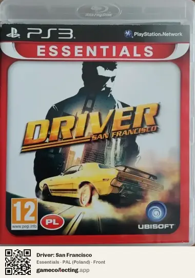 Driver: San Francisco PlayStation 3, Poland box front