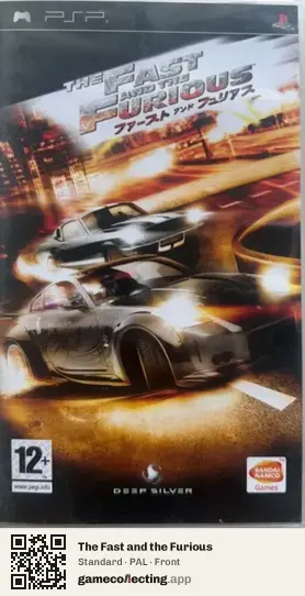 The Fast and the Furious PlayStation Portable, PAL box front