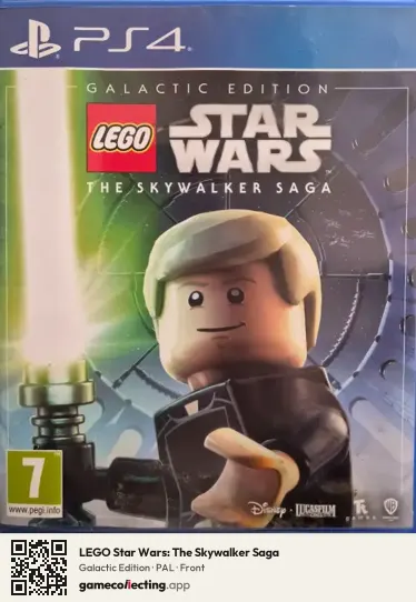LEGO Star Wars: The Skywalker Saga PlayStation 4, PAL box front