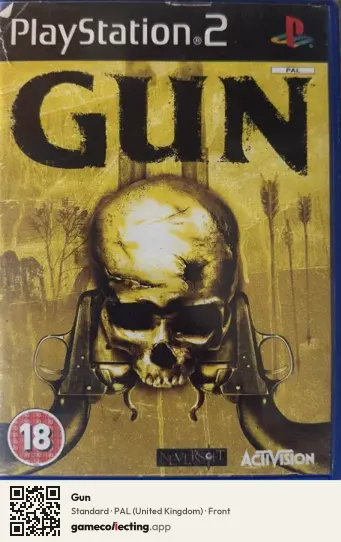 Gun PlayStation 2, United Kingdom box front