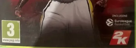 NBA 2K17, the PEGI square on its front
