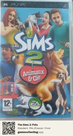 The Sims 2: Pets PlayStation Portable, France box front