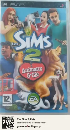 The Sims 2: Pets PlayStation Portable, France box front