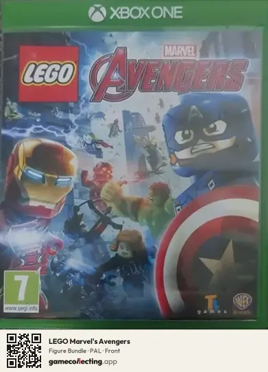 LEGO Marvel's Avengers Xbox One, PAL box front