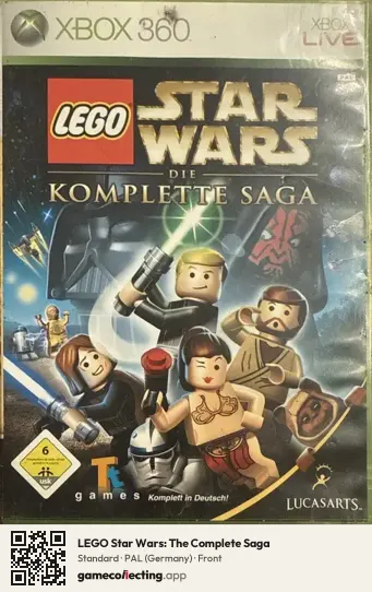 LEGO Star Wars: The Complete Saga Xbox 360, Germany box front