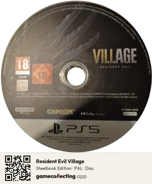 Resident Evil Village PlayStation 5, PAL disc