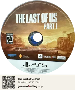 The Last of Us Part I PlayStation 5, NTSC disc
