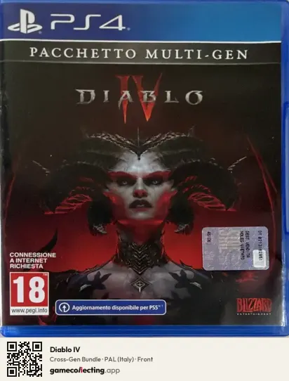 Diablo IV PlayStation 4, Italy box front