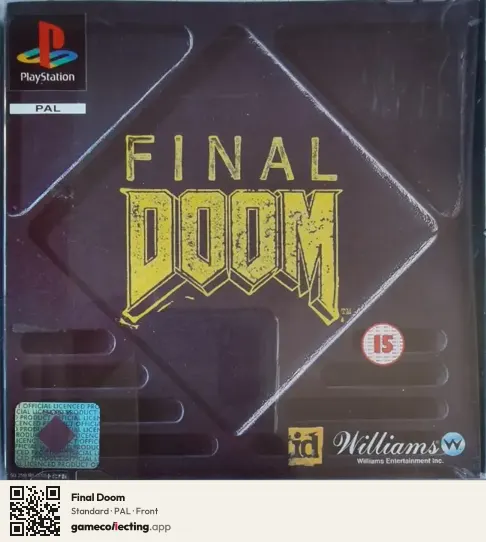 Final Doom PlayStation, PAL box front