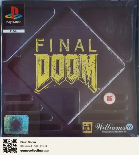 Final Doom PlayStation, PAL box front
