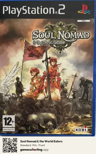 Soul Nomad & the World Eaters PlayStation 2, PAL box front