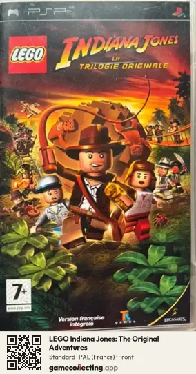 LEGO Indiana Jones: The Original Adventures PlayStation Portable, France box front