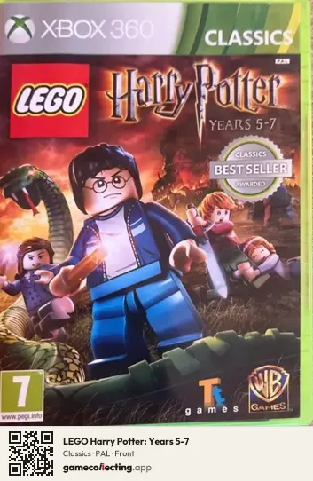 LEGO Harry Potter: Years 5-7 Xbox 360, PAL box front