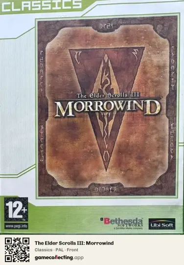 The Elder Scrolls III: Morrowind Xbox, PAL box front