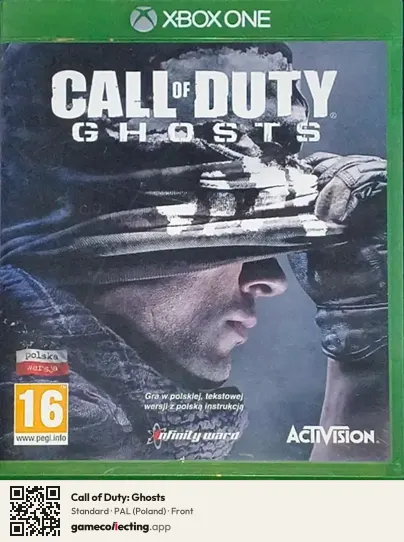 Call of Duty: Ghosts Xbox One, Poland box front