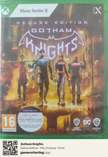 Gotham Knights Xbox Series X, France box front