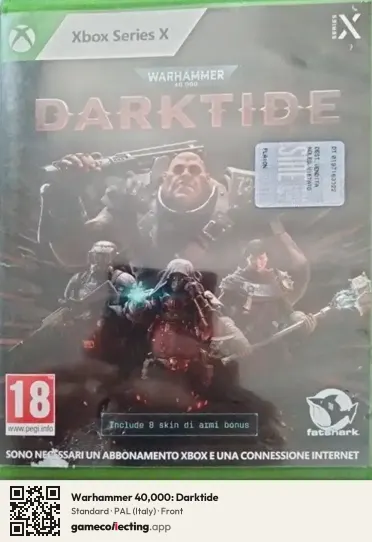 Warhammer 40,000: Darktide Xbox Series X, Italy box front