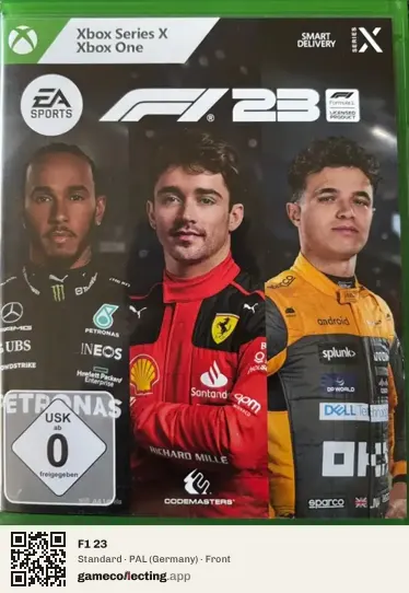F1 23 Xbox Series X, Germany box front