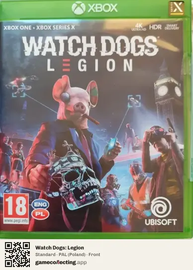 Watch Dogs: Legion Xbox One, Poland box front